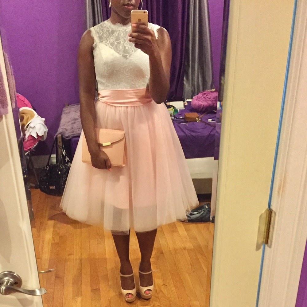 Beautiful cocktail tulle dress
